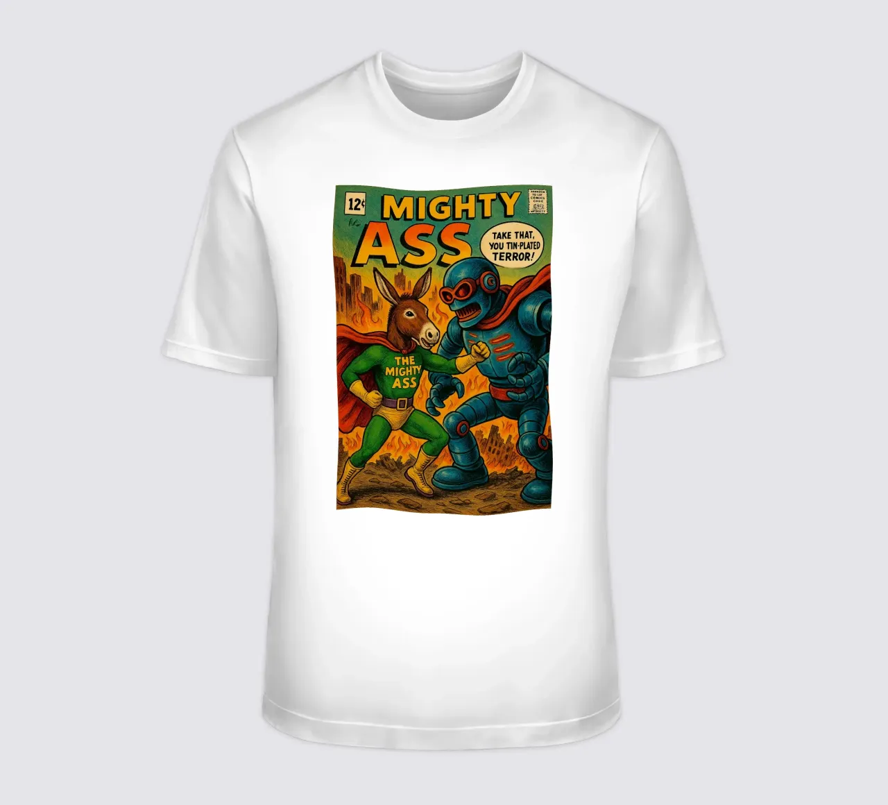 THE MIGHTY ASS - Fresh Supes On The Block t-shirt da Vintage Van Gogh