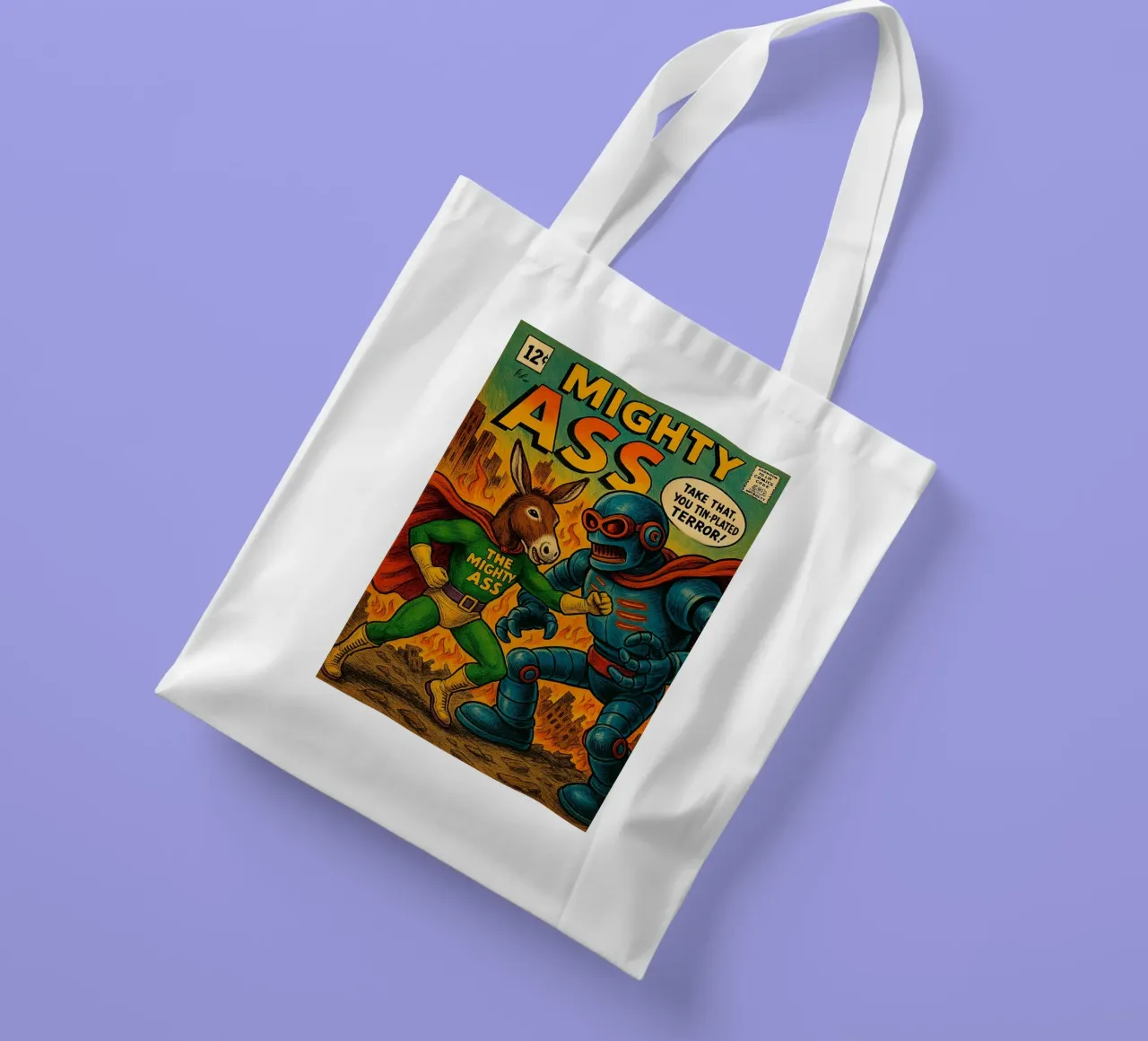 THE MIGHTY ASS - Fresh Supes On The Block borsa in juta da Vintage Van Gogh