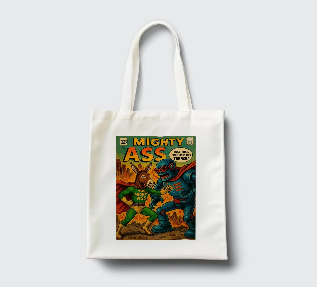 THE MIGHTY ASS - Fresh Supes On The Block borsa in juta da Vintage Van Gogh