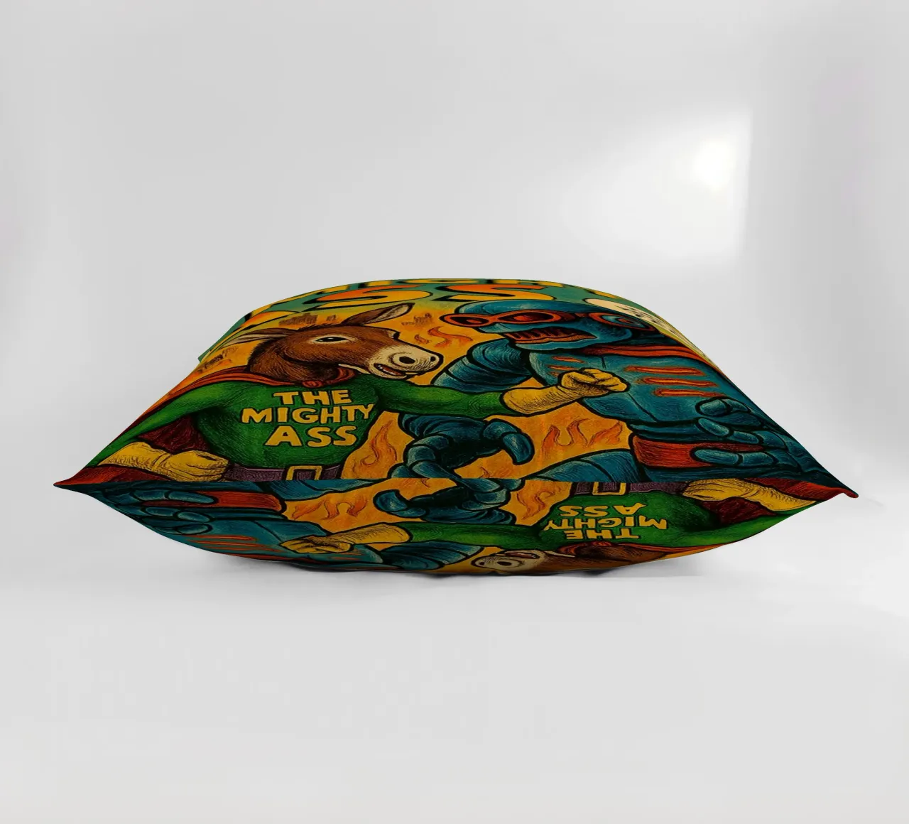 THE MIGHTY ASS - Fresh Supes On The Block cuscino da Vintage Van Gogh