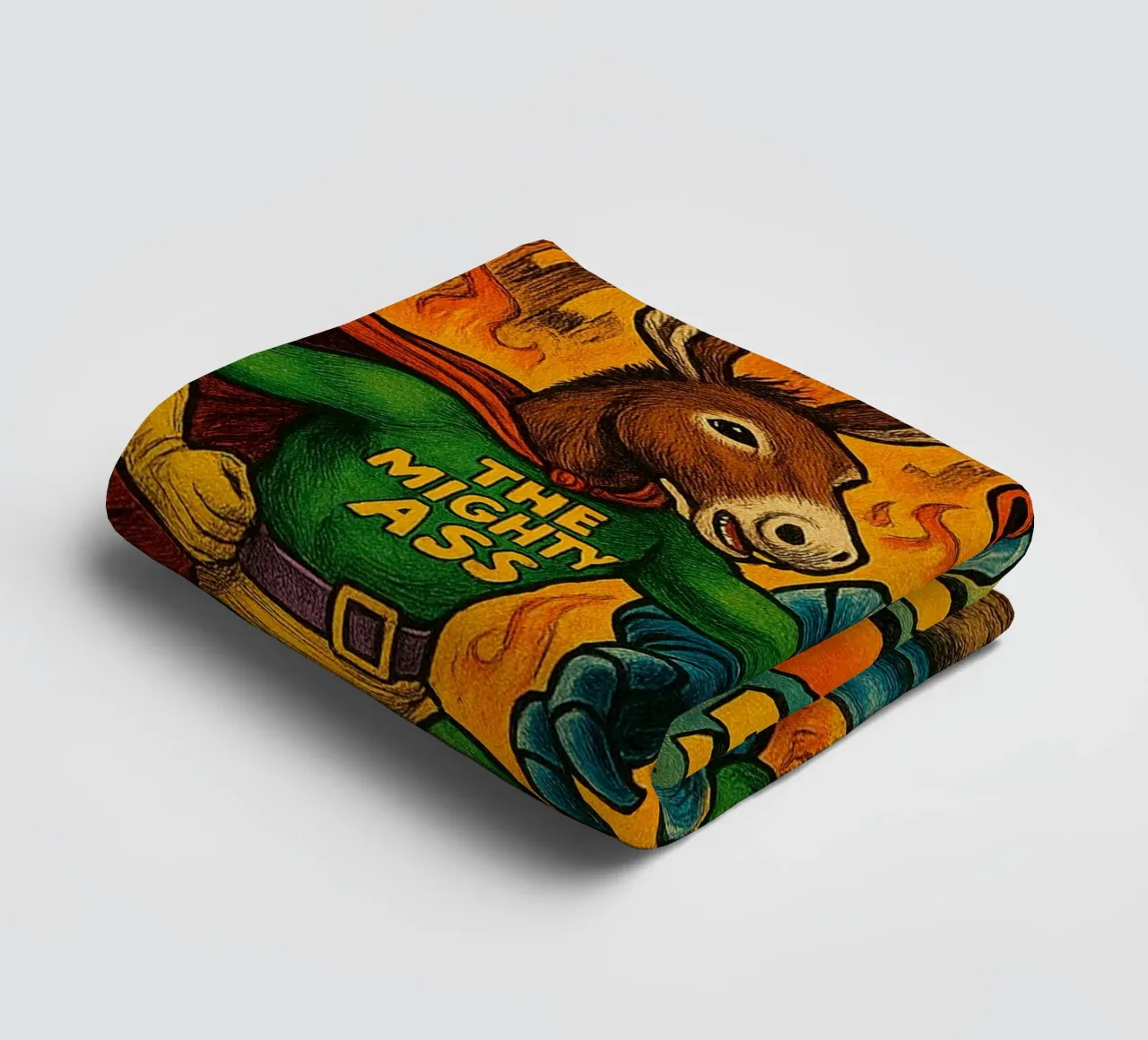 THE MIGHTY ASS - Fresh Supes On The Block towel by Vintage Van Gogh