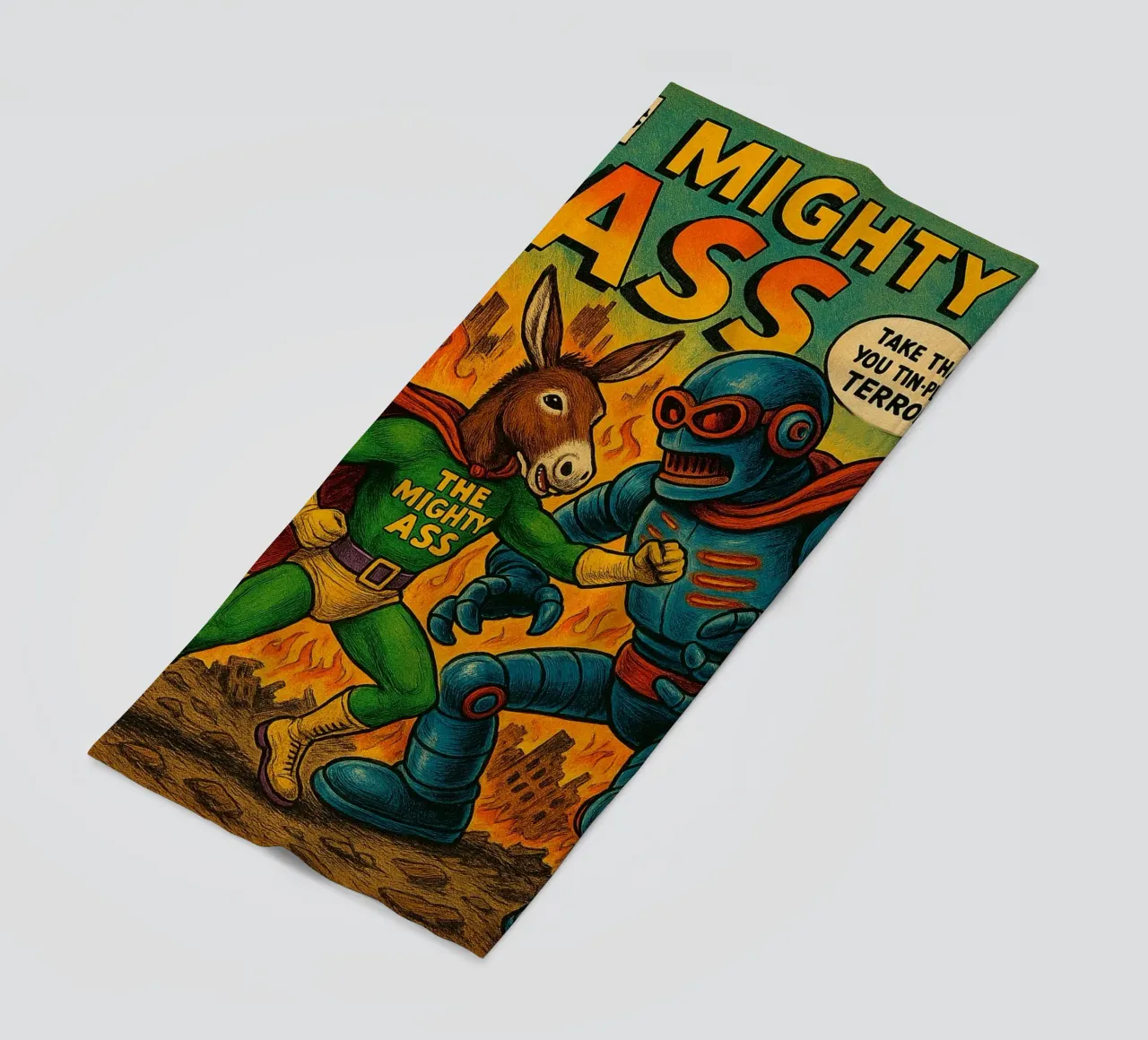 THE MIGHTY ASS - Fresh Supes On The Block telo mare da Vintage Van Gogh