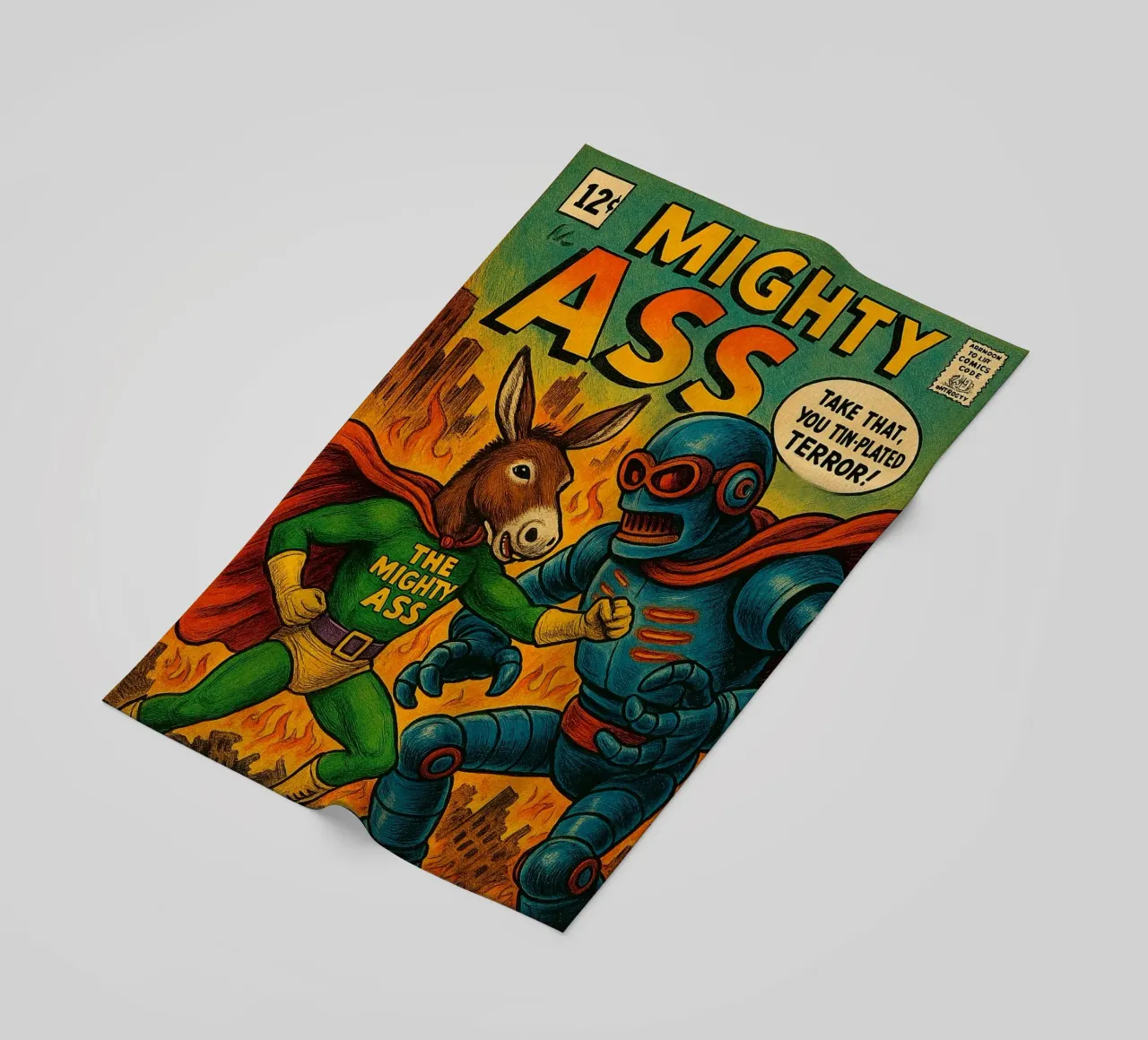 THE MIGHTY ASS - Fresh Supes On The Block telo mare da Vintage Van Gogh