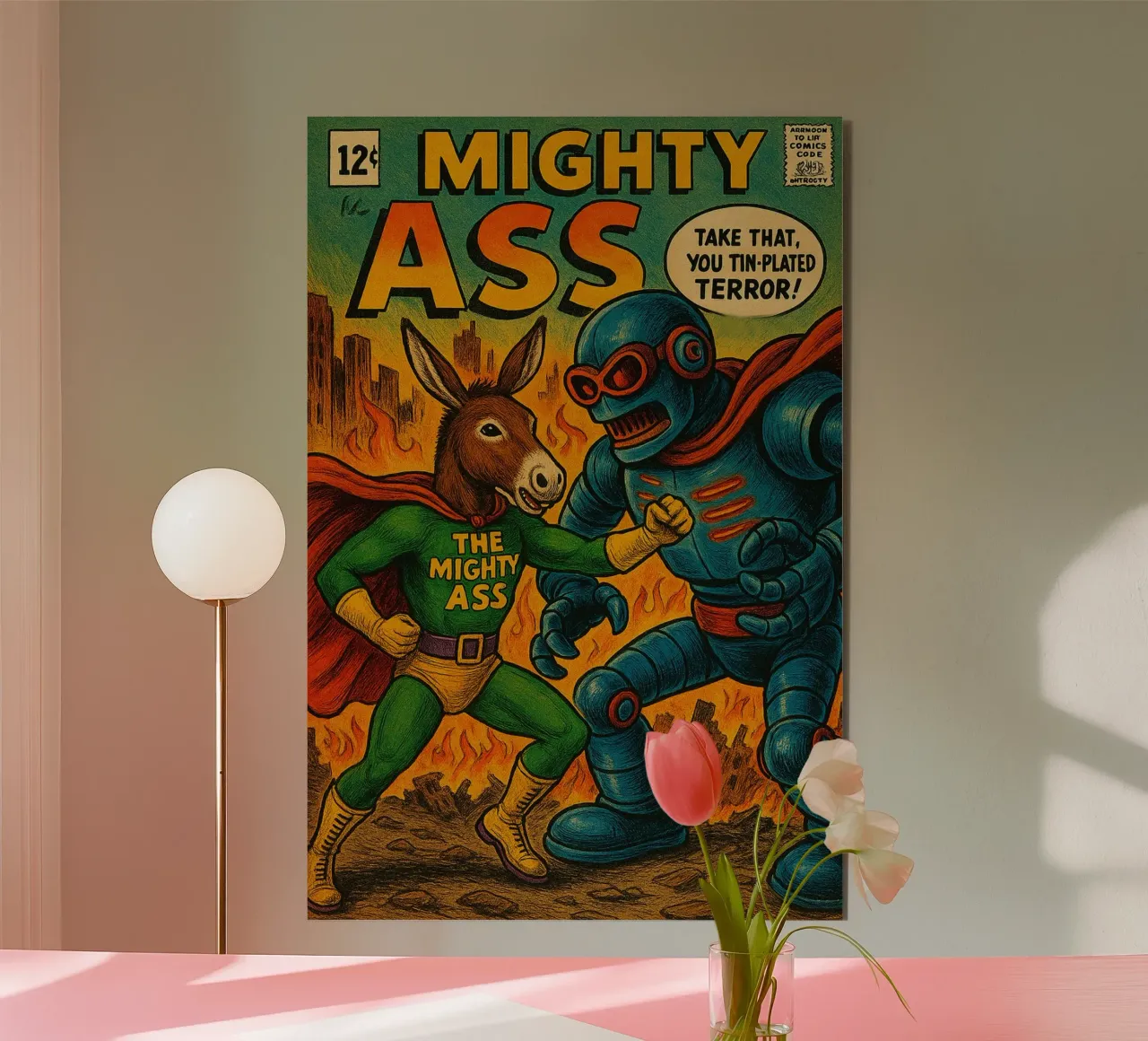 THE MIGHTY ASS - Fresh Supes On The Block pannello forex da Vintage Van Gogh