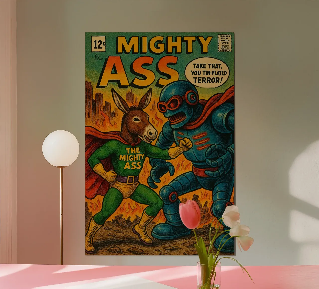 THE MIGHTY ASS - Fresh Supes On The Block carta hahnemühle da Vintage Van Gogh
