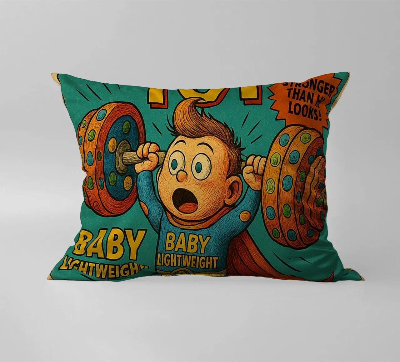 BABY LIGHTWEIGHT SUPER TOT - Fresh Supes On The Block cuscino da Vintage Van Gogh