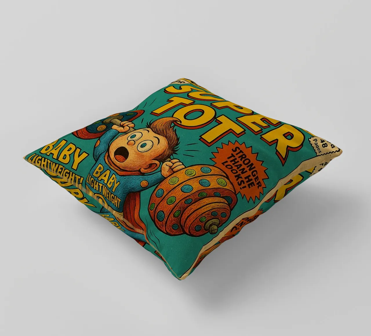 BABY LIGHTWEIGHT SUPER TOT - Fresh Supes On The Block cuscino da Vintage Van Gogh