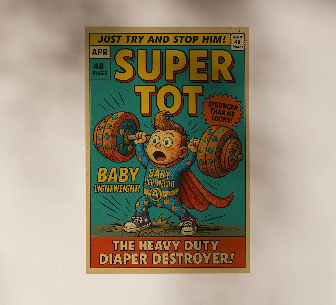 BABY LIGHTWEIGHT SUPER TOT - Fresh Supes On The Block pellicola backlit da Vintage Van Gogh