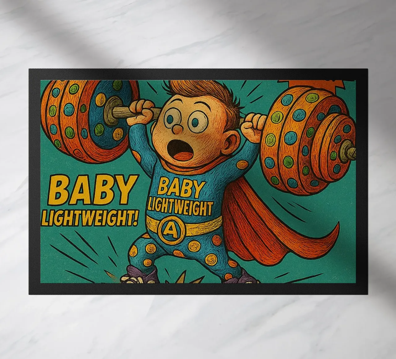 BABY LIGHTWEIGHT SUPER TOT - Fresh Supes On The Block zerbino da Vintage Van Gogh