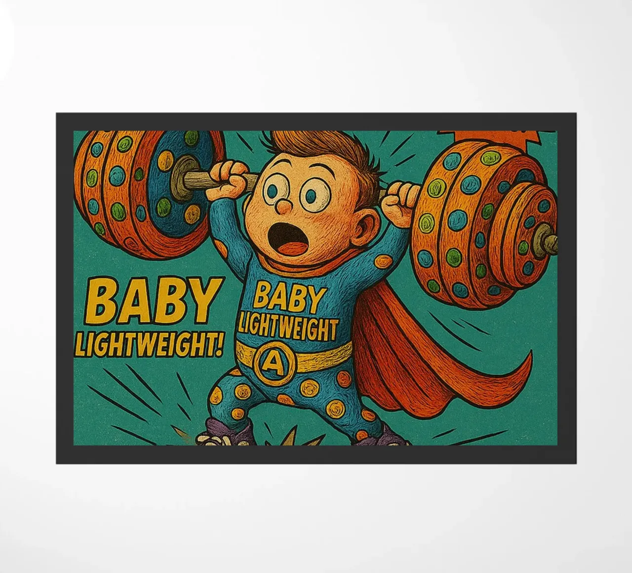 BABY LIGHTWEIGHT SUPER TOT - Fresh Supes On The Block zerbino da Vintage Van Gogh