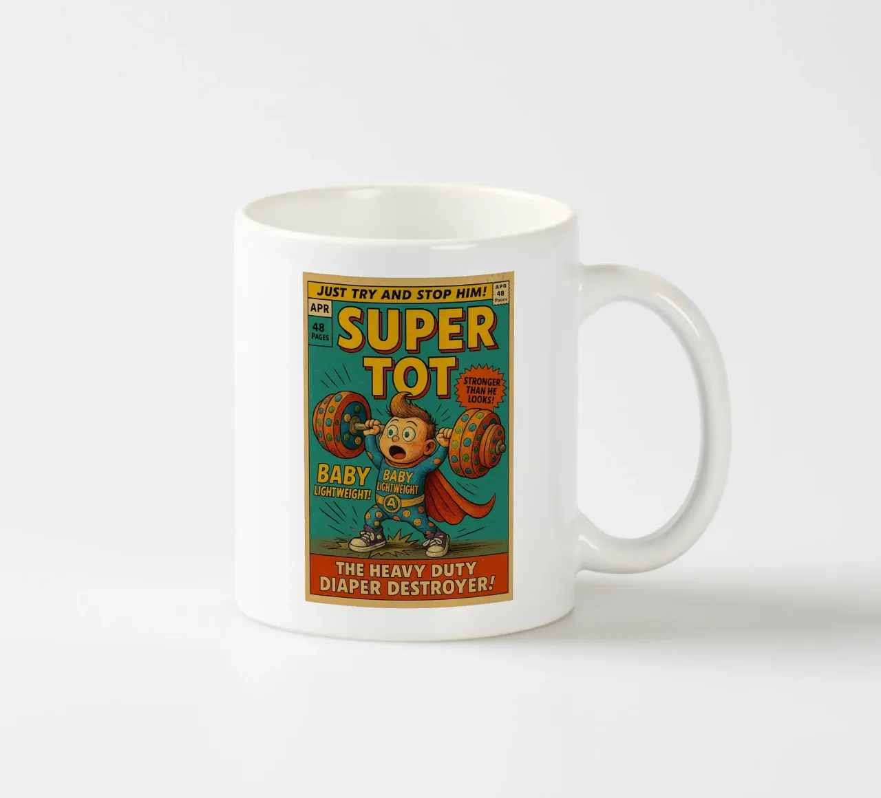 BABY LIGHTWEIGHT SUPER TOT - Fresh Supes On The Block tazza in ceramica da Vintage Van Gogh
