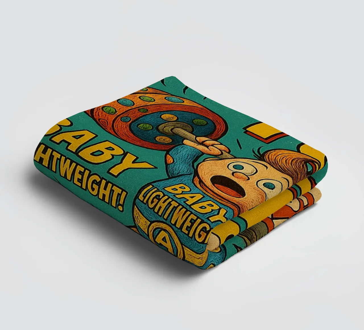 BABY LIGHTWEIGHT SUPER TOT - Fresh Supes On The Block asciugamano da bagno da Vintage Van Gogh