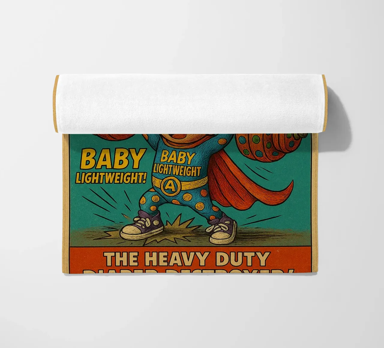 BABY LIGHTWEIGHT SUPER TOT - Fresh Supes On The Block telo mare da Vintage Van Gogh
