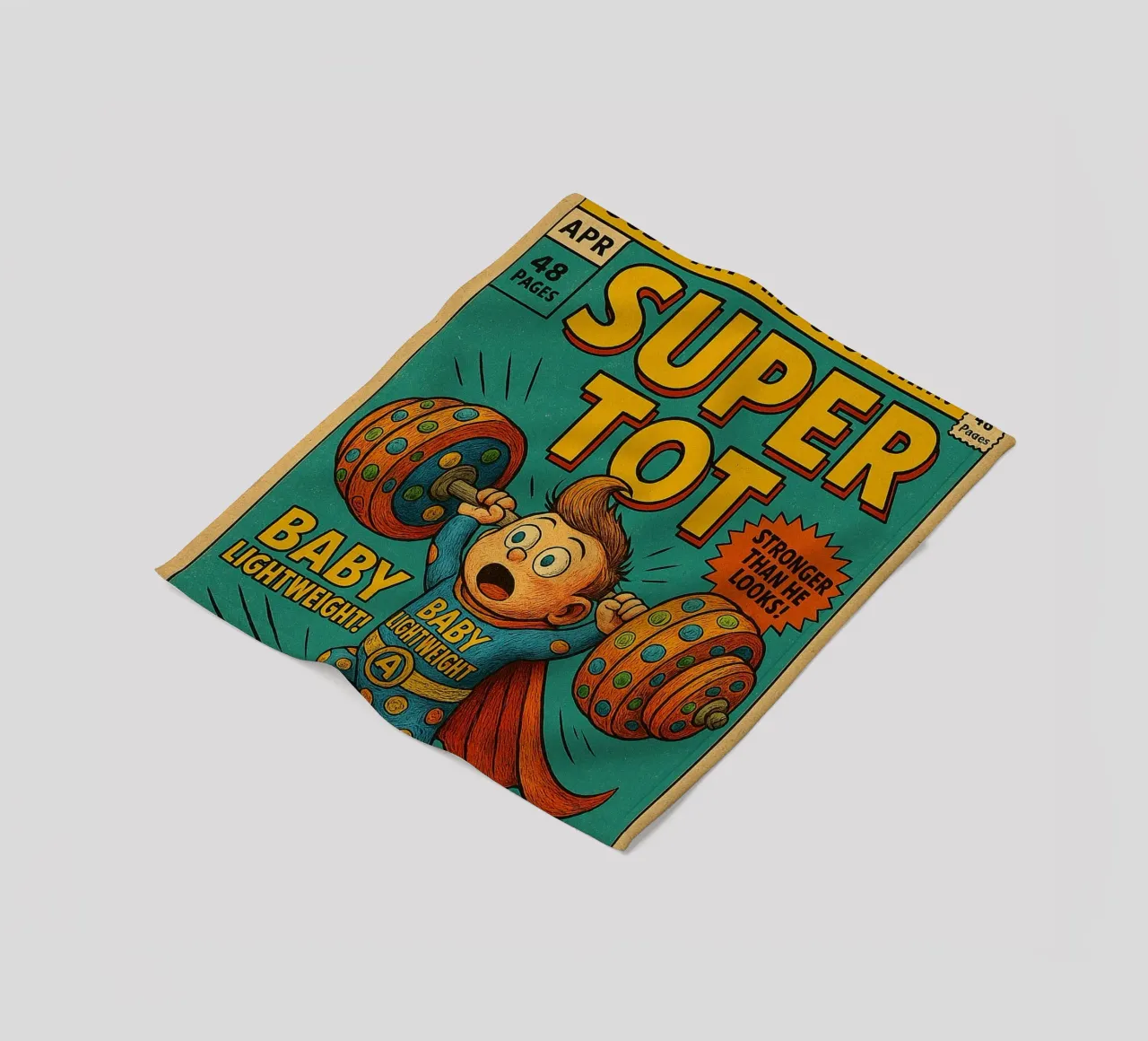 BABY LIGHTWEIGHT SUPER TOT - Fresh Supes On The Block coperta in pile da Vintage Van Gogh