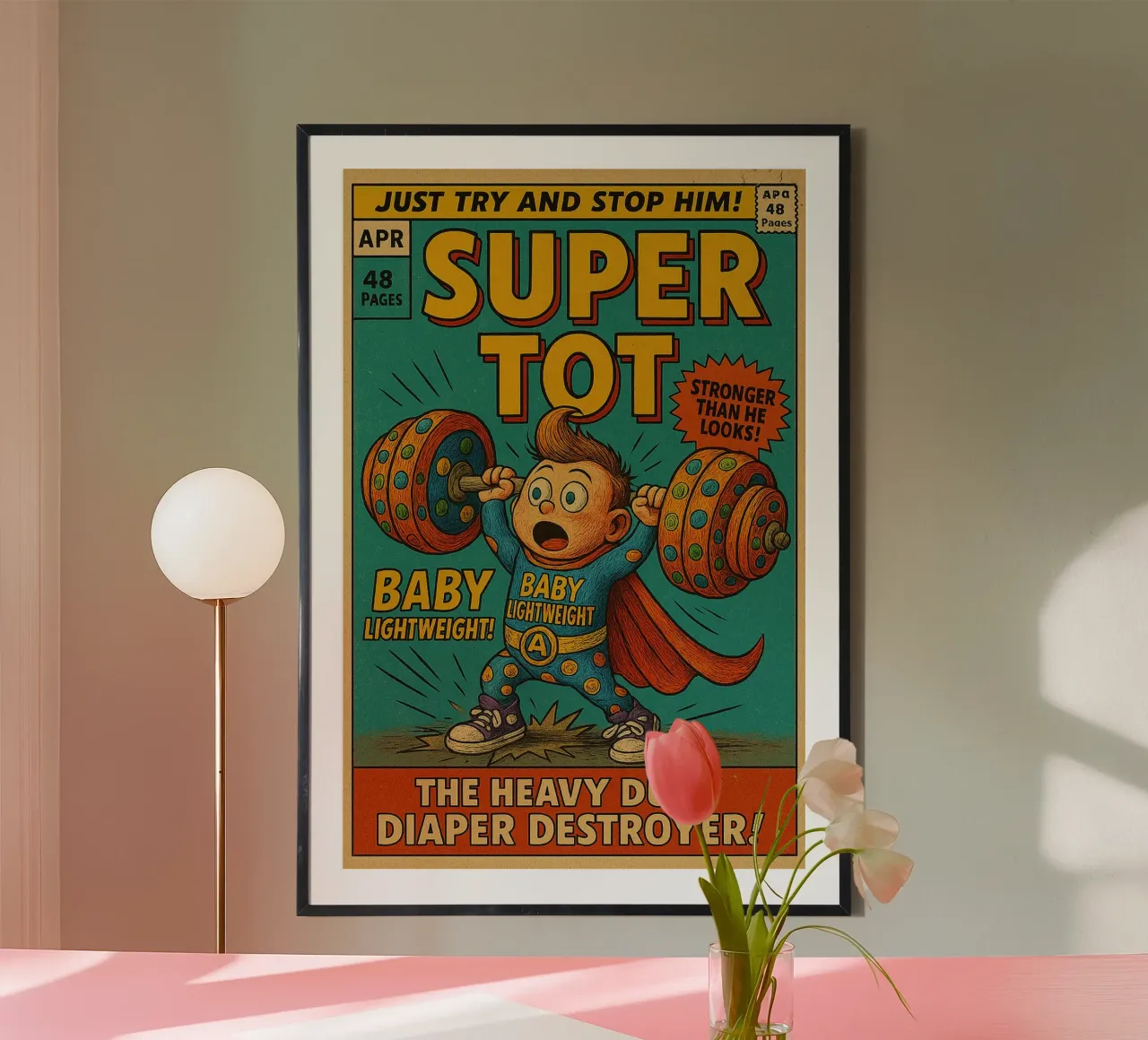 BABY LIGHTWEIGHT SUPER TOT - Fresh Supes On The Block carta hahnemühle da Vintage Van Gogh