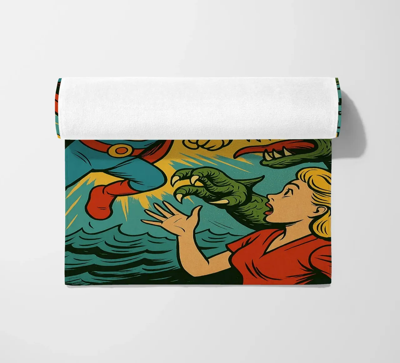 THE MIGHTY GOLDEN BEAGLE - Fresh Supes On The Block telo mare da Vintage Van Gogh