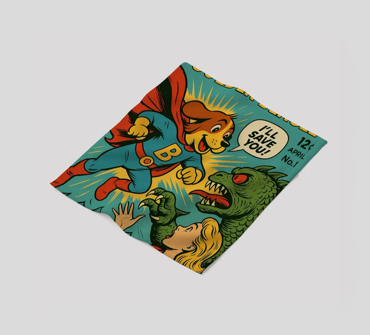 THE MIGHTY GOLDEN BEAGLE - Fresh Supes On The Block coperta in pile da Vintage Van Gogh