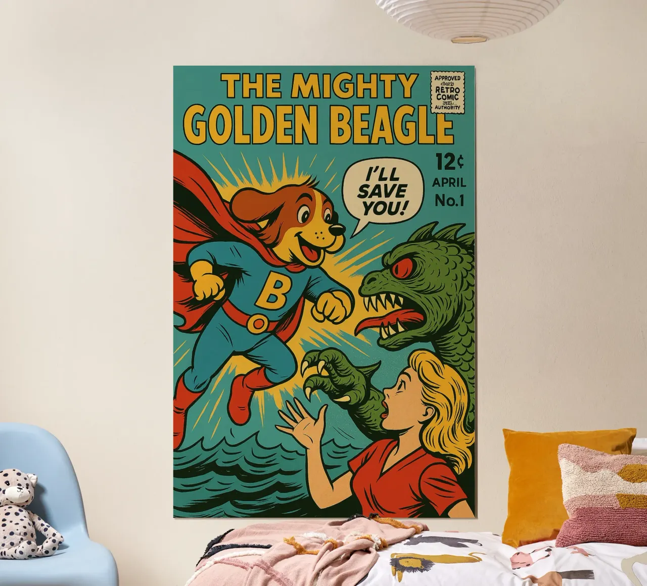 THE MIGHTY GOLDEN BEAGLE - Fresh Supes On The Block hahnemühle de Vintage Van Gogh