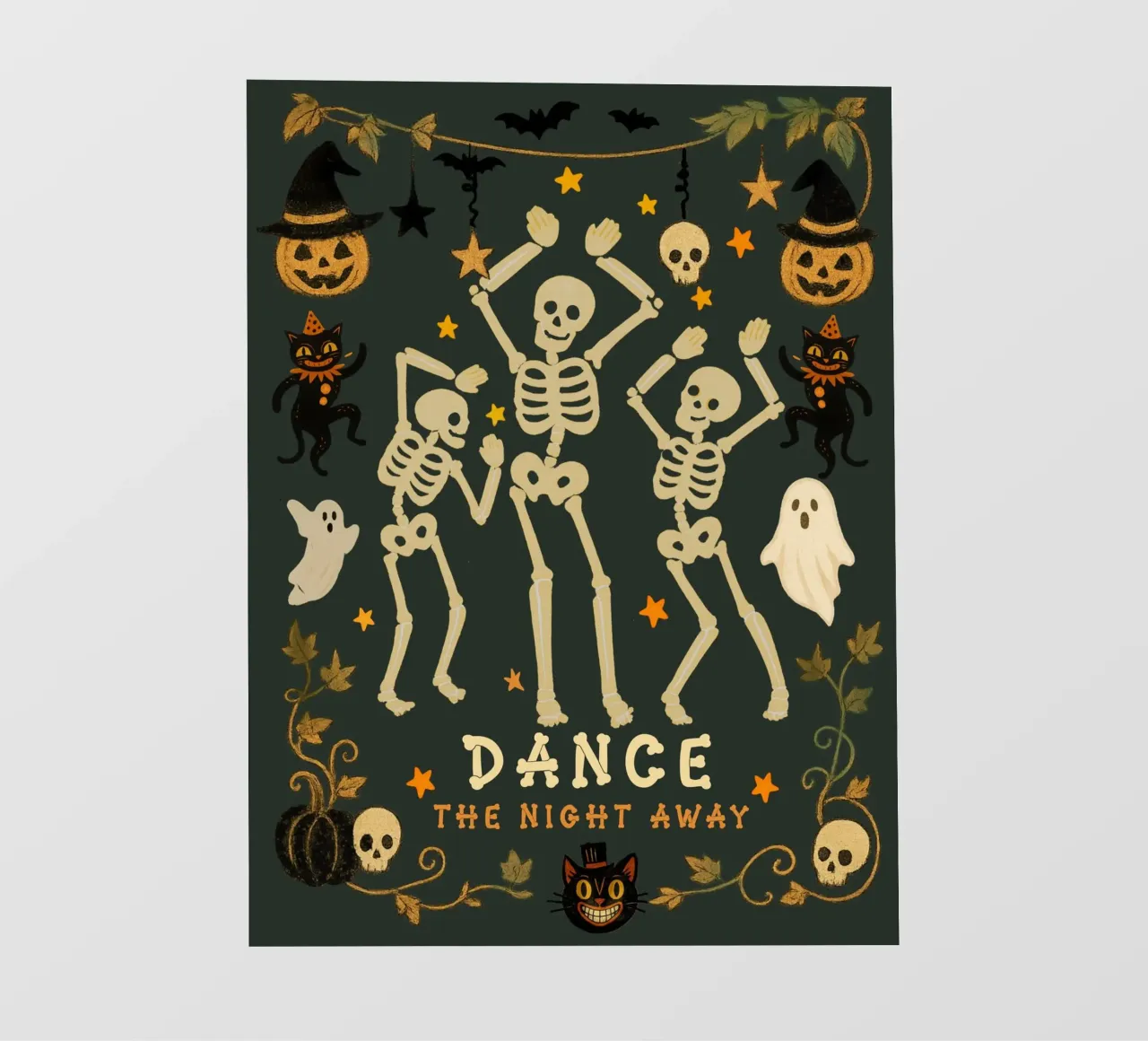 Festa di Halloween da ballare tutta la notte telo in pvc da Taika Tori Art