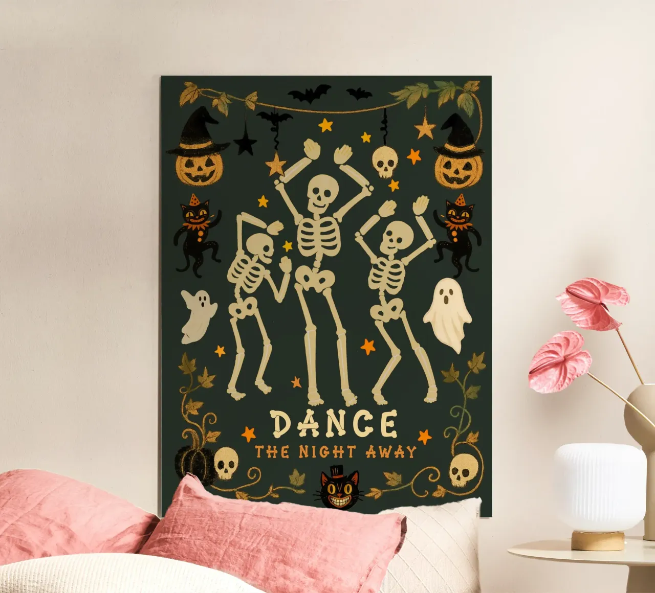 Festa di Halloween da ballare tutta la notte carta hahnemühle da Taika Tori Art