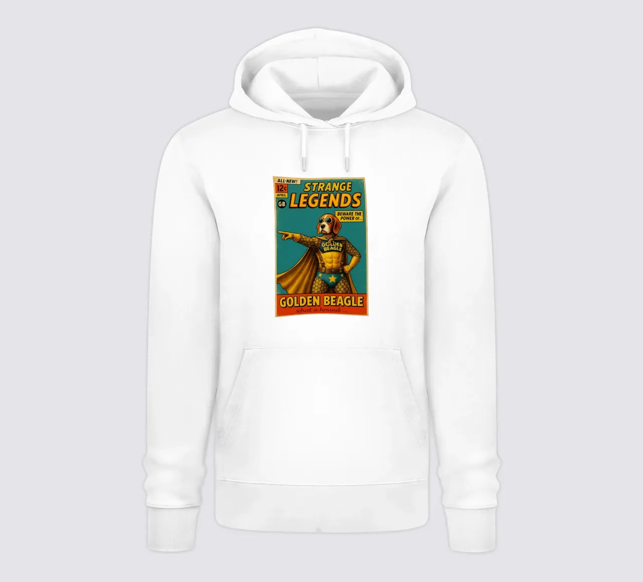 STRANGE LEGENDS THE GOLDEN BEAGLE - Fresh Supes On The Block sudadera con capucha de Vintage Van Gogh