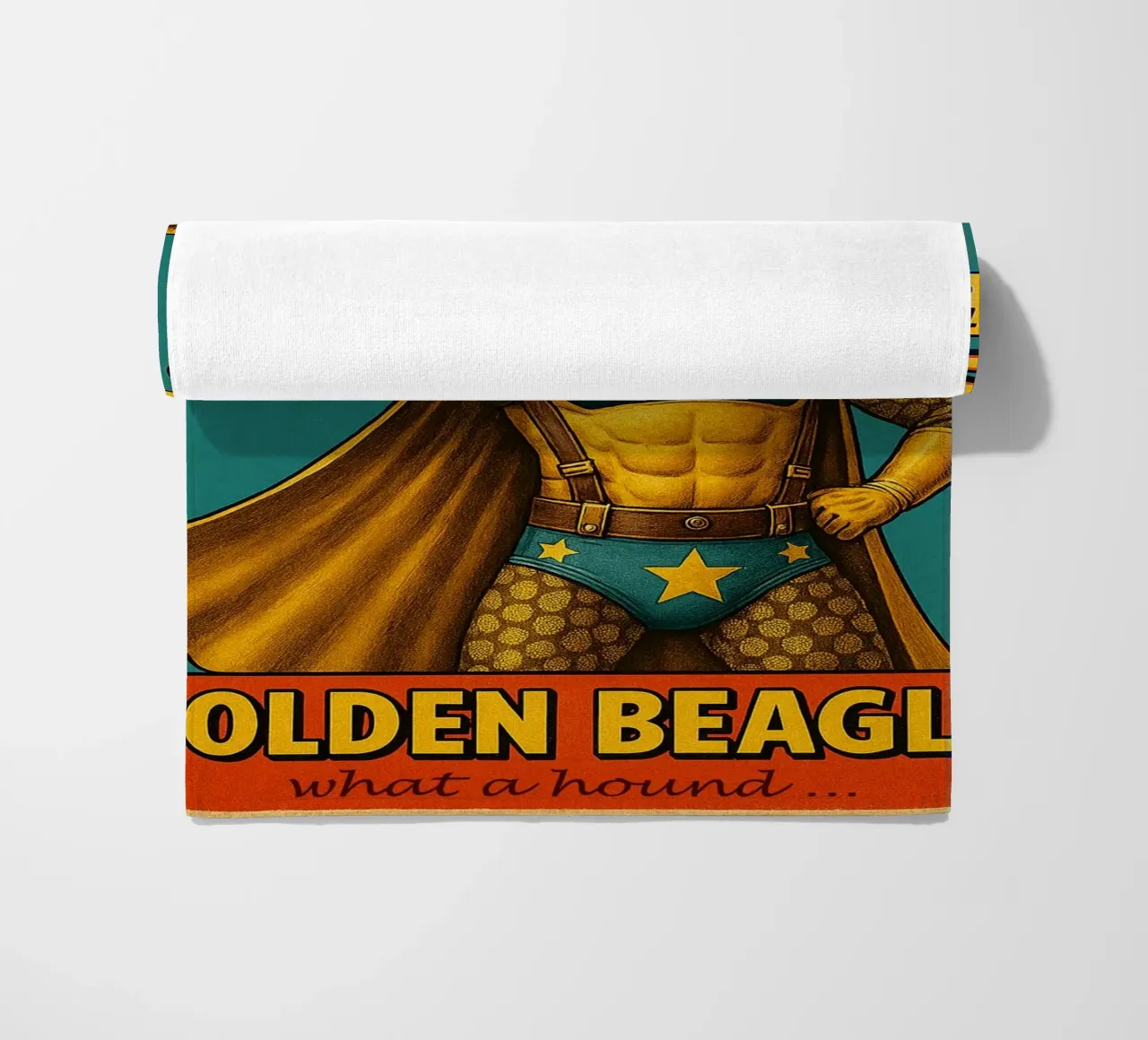 STRANGE LEGENDS THE GOLDEN BEAGLE - Fresh Supes On The Block telo mare da Vintage Van Gogh