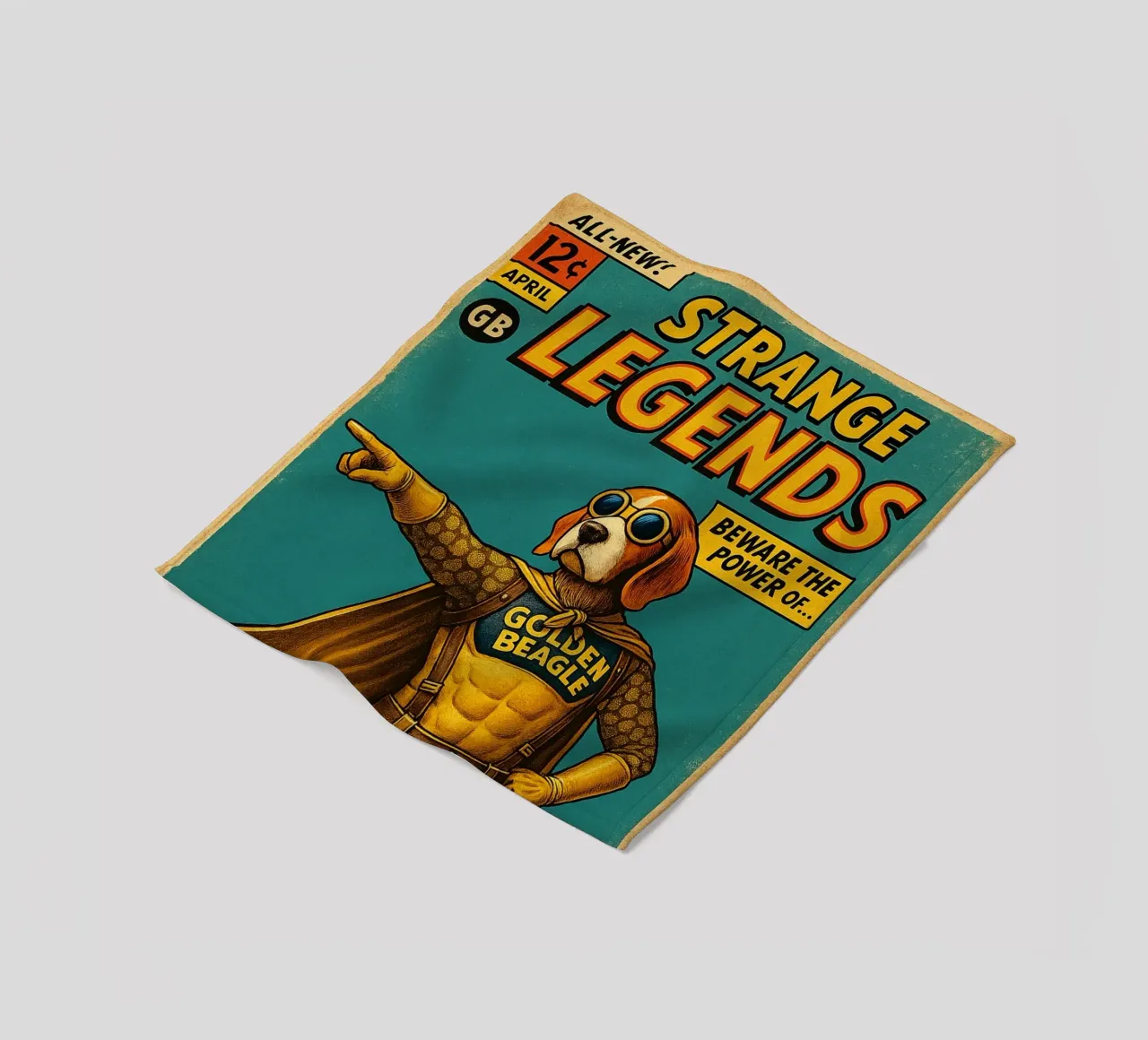 STRANGE LEGENDS THE GOLDEN BEAGLE - Fresh Supes On The Block coperta in pile da Vintage Van Gogh