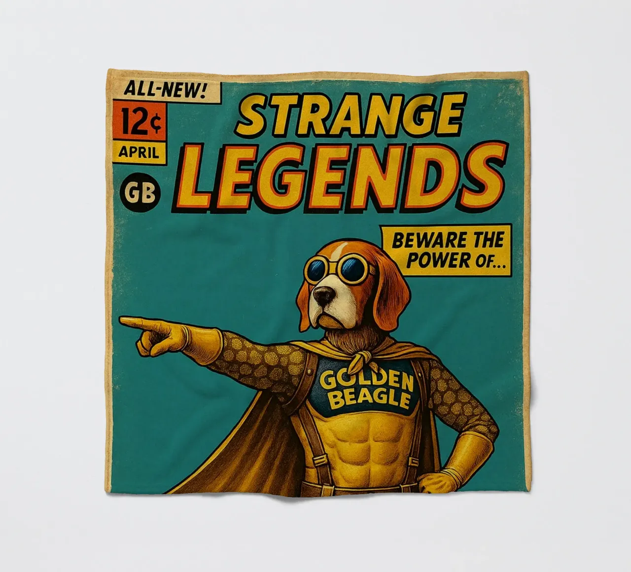 STRANGE LEGENDS THE GOLDEN BEAGLE - Fresh Supes On The Block coperta in pile da Vintage Van Gogh