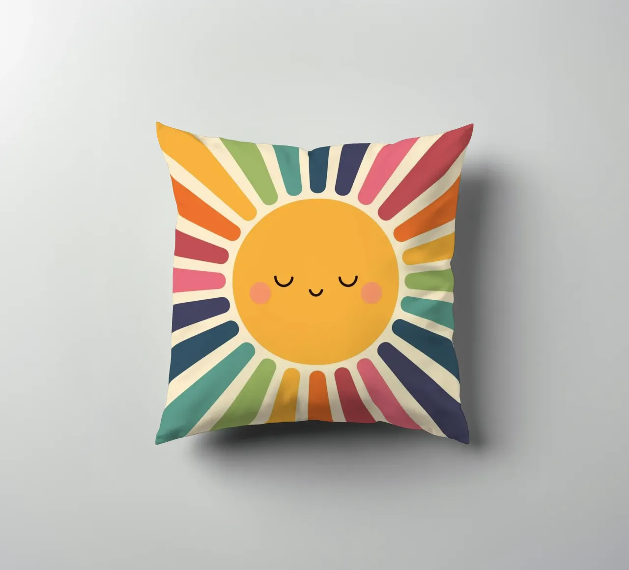 Sorriso solare cuscino da Andy Westface