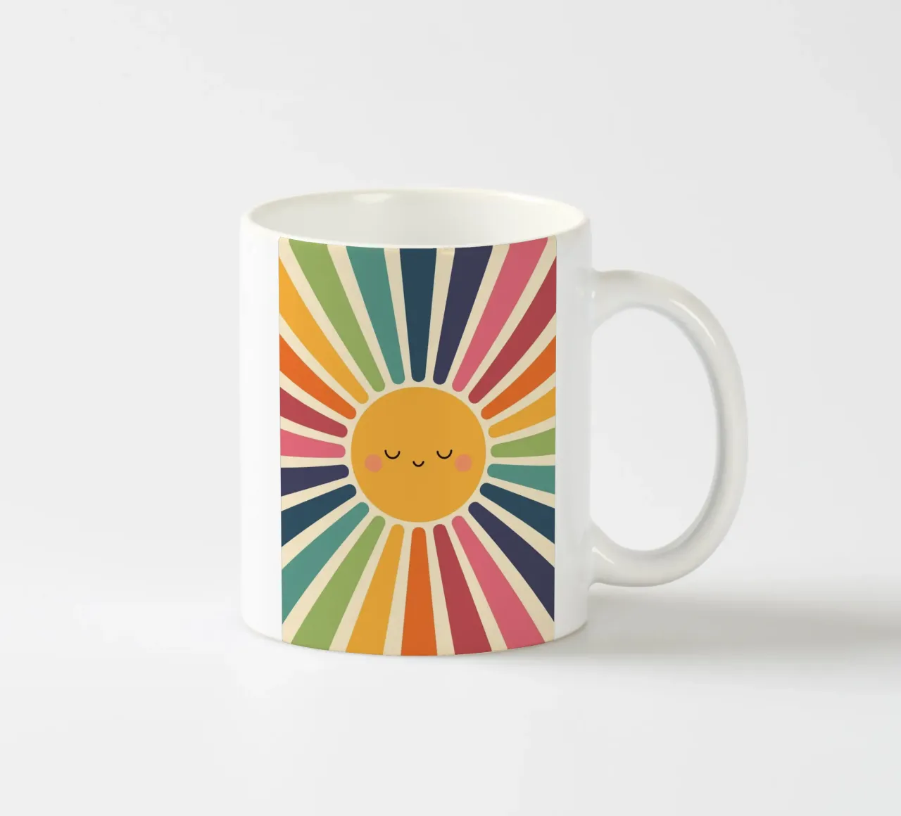Sorriso solare tazza in ceramica da Andy Westface