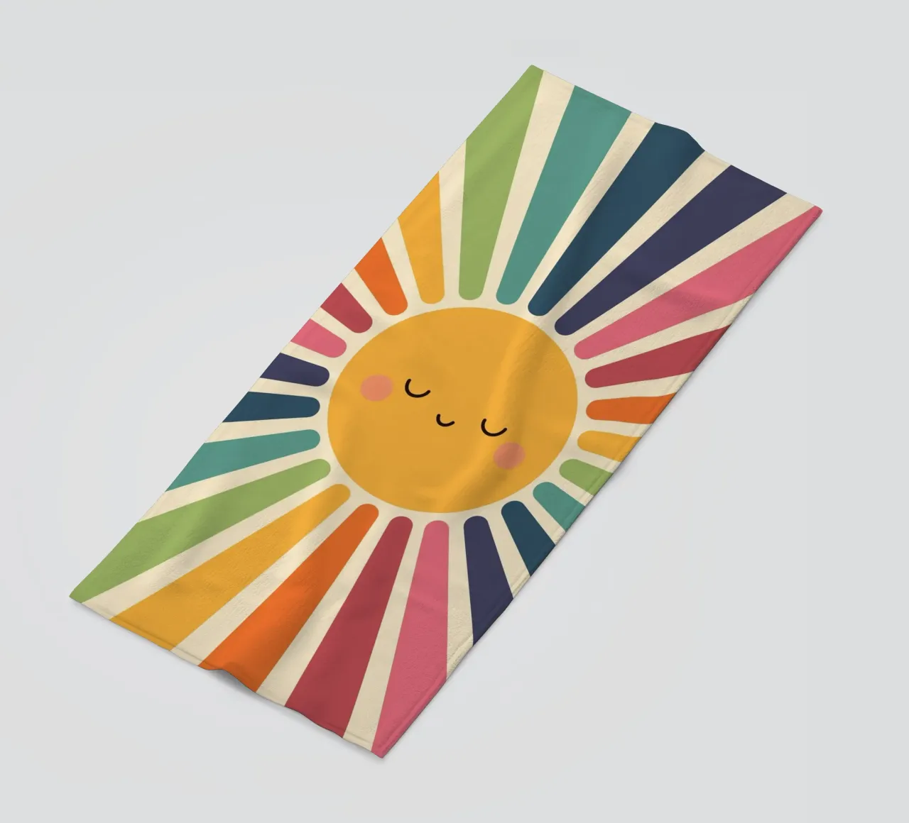 Sorriso solare telo mare da Andy Westface