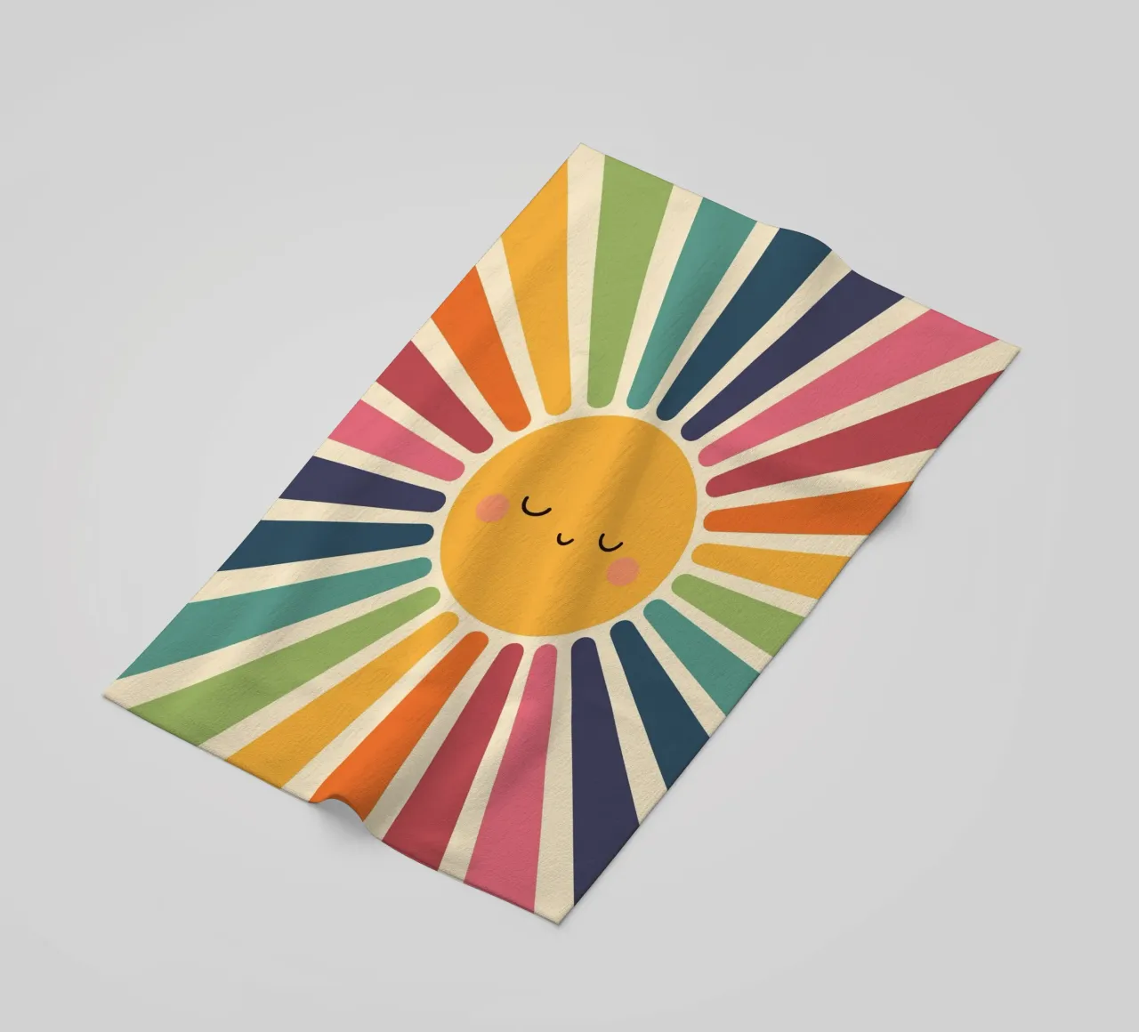 Sorriso solare telo mare da Andy Westface