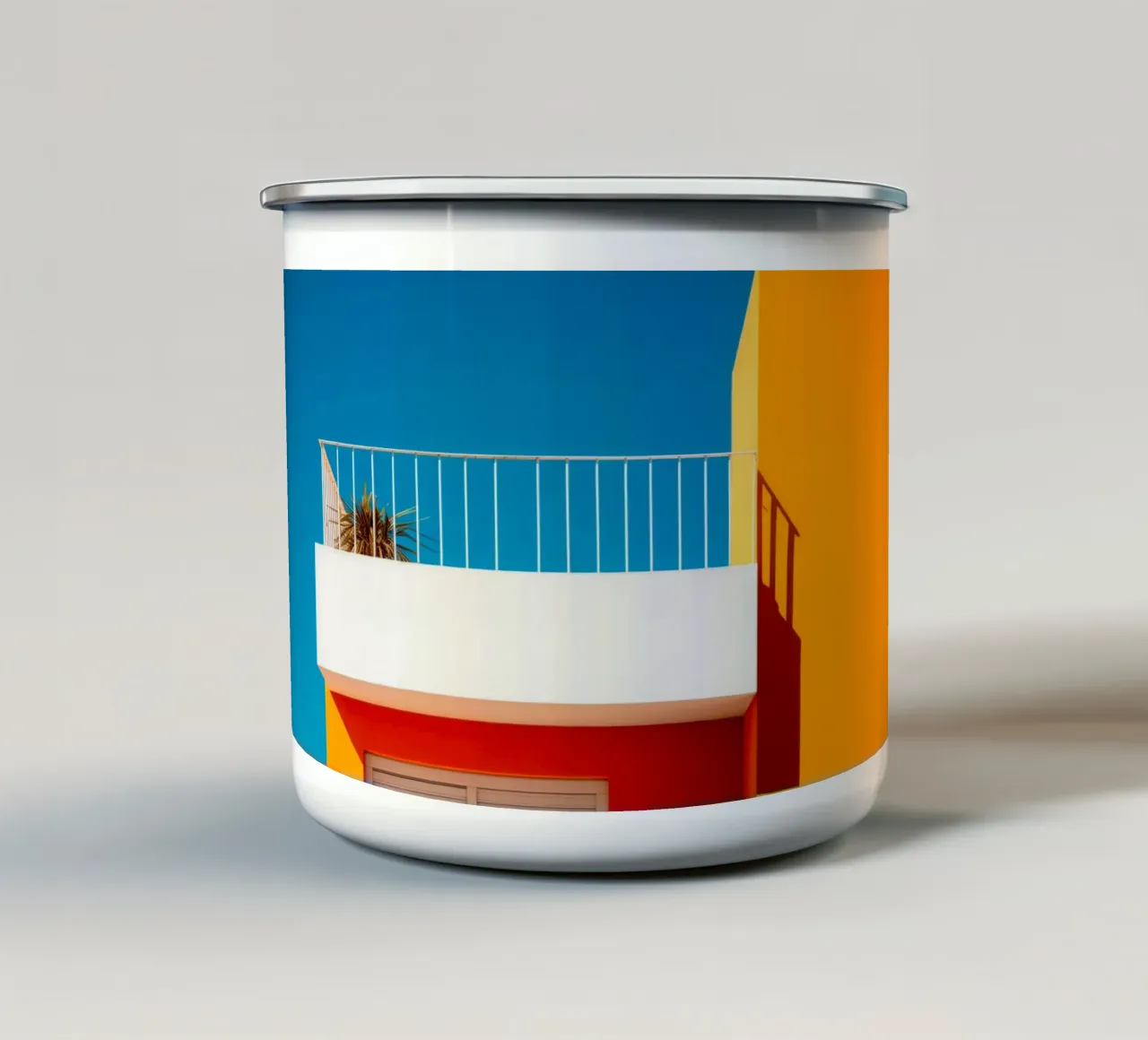 Balcon 2 tazza in smalto da Minimalistic