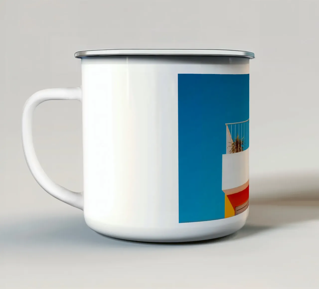 Balcon 2 tazza in smalto da Minimalistic