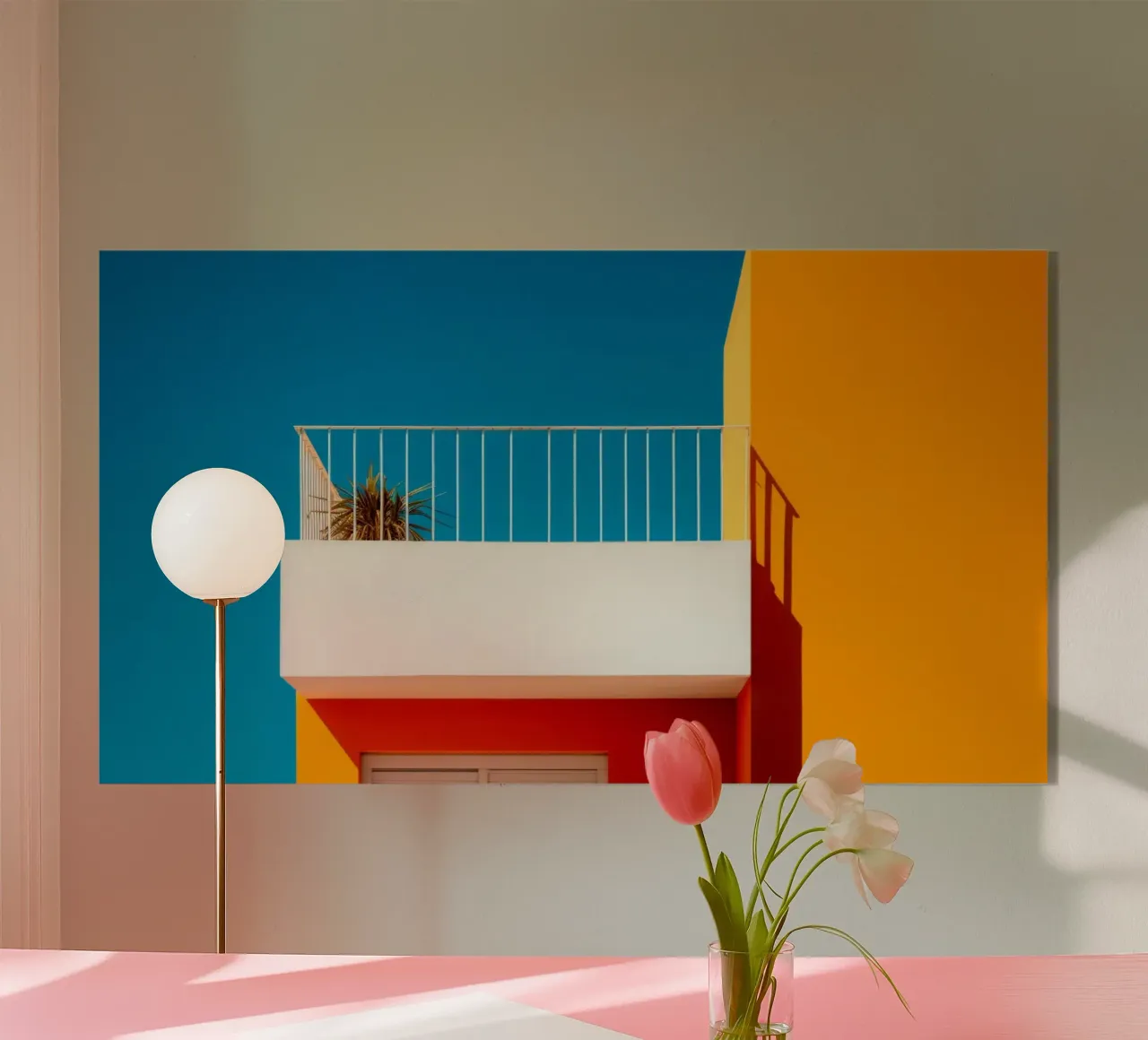 Balcon 2 metacrilato de Affiches Minimalistes