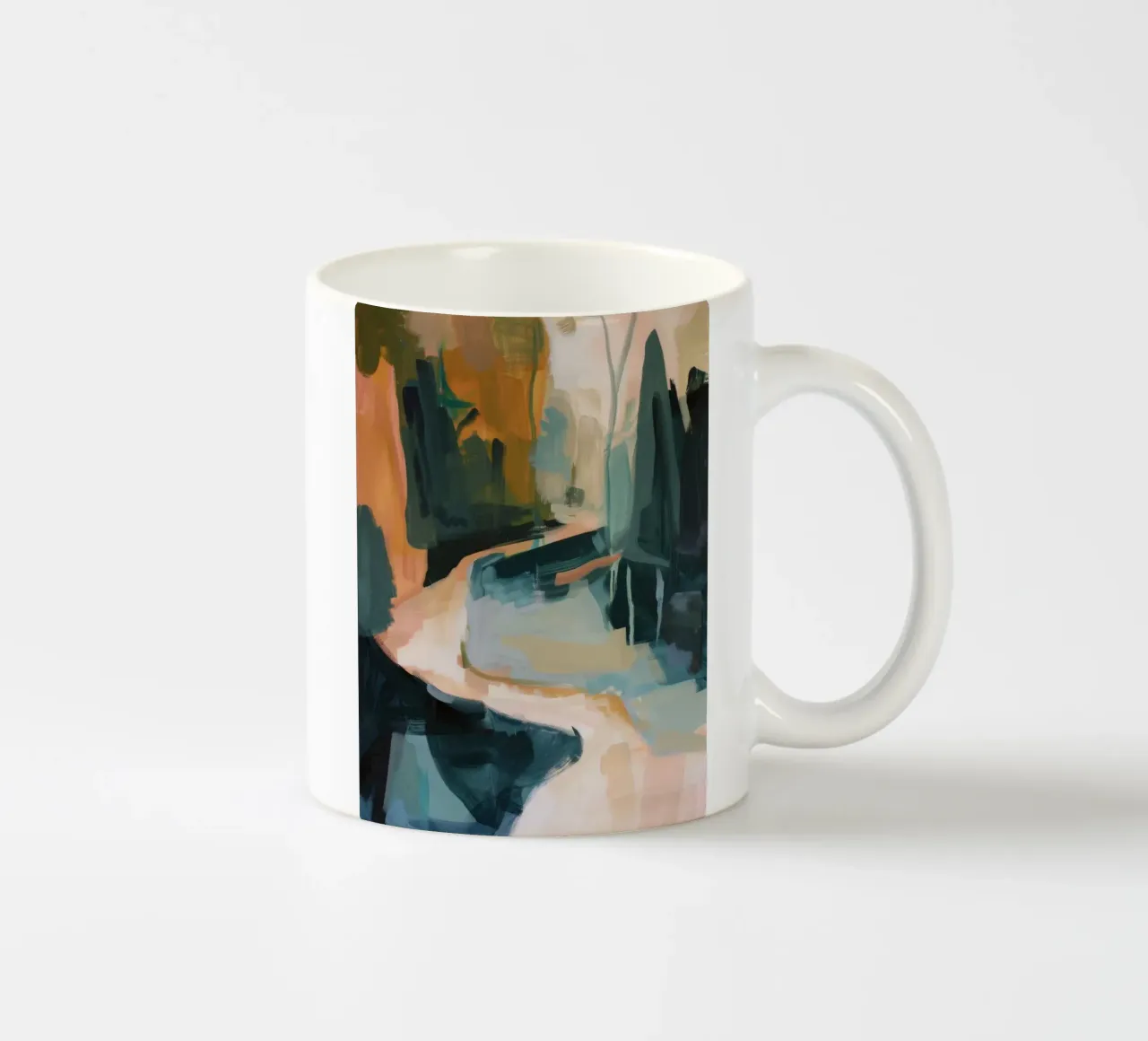 Sentiero dei colori silenziosi tazza in ceramica da DaarbyN