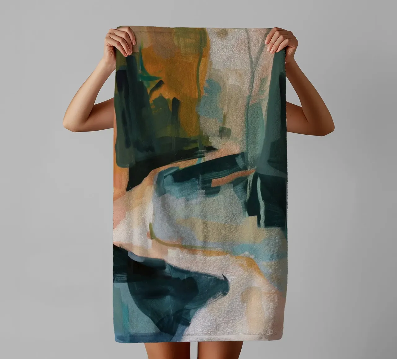 Path Through Silent Colors towel by DaarbyN