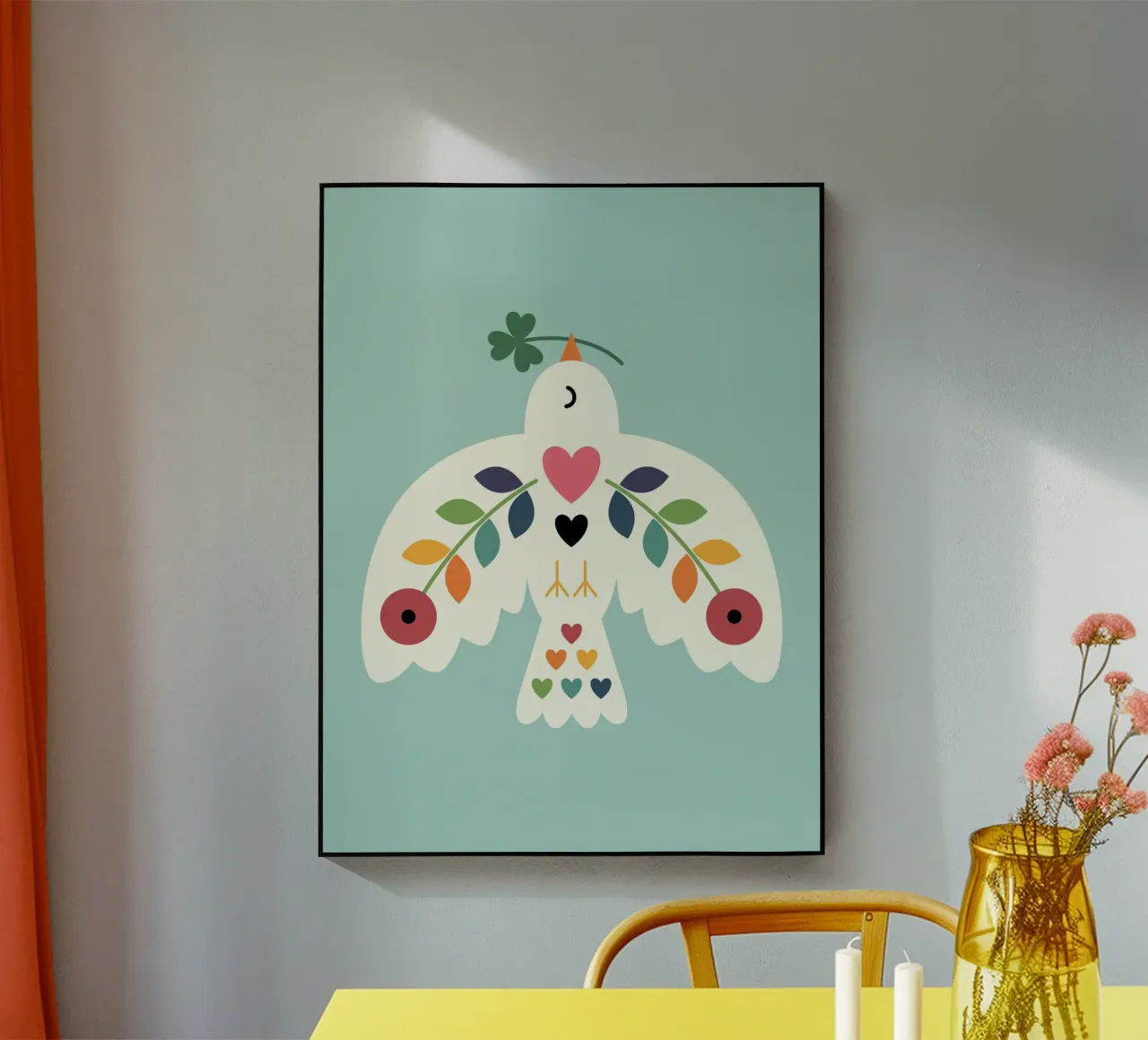 Fortuna Pace Amore plexiglass da Andy Westface