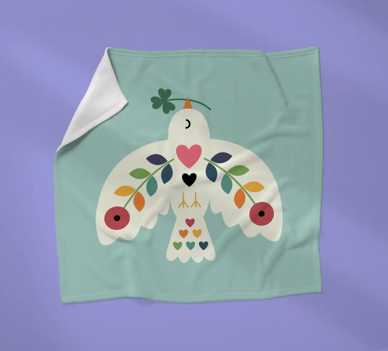 Fortuna Pace Amore coperta in pile da Andy Westface