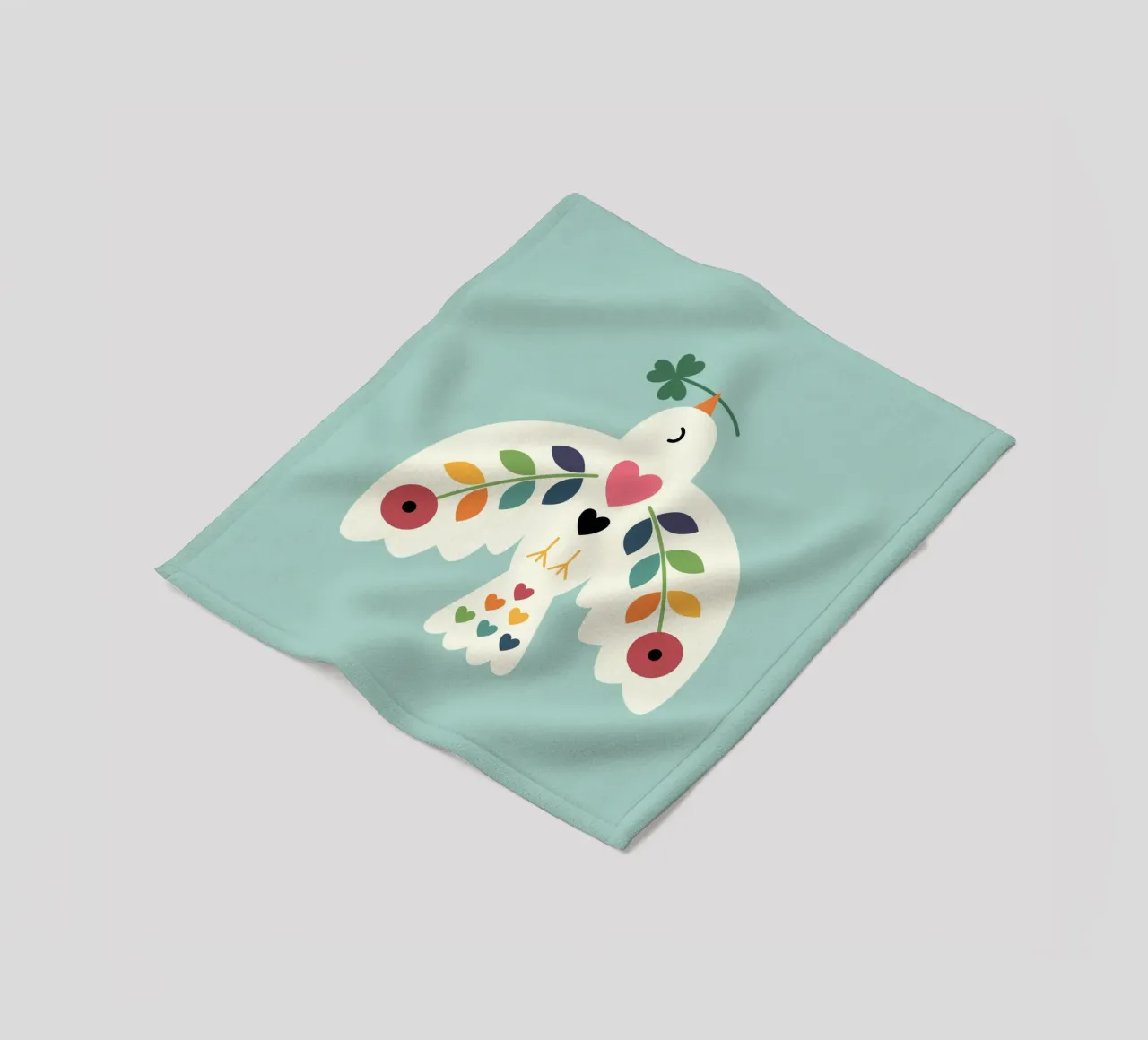 Fortuna Pace Amore coperta in pile da Andy Westface