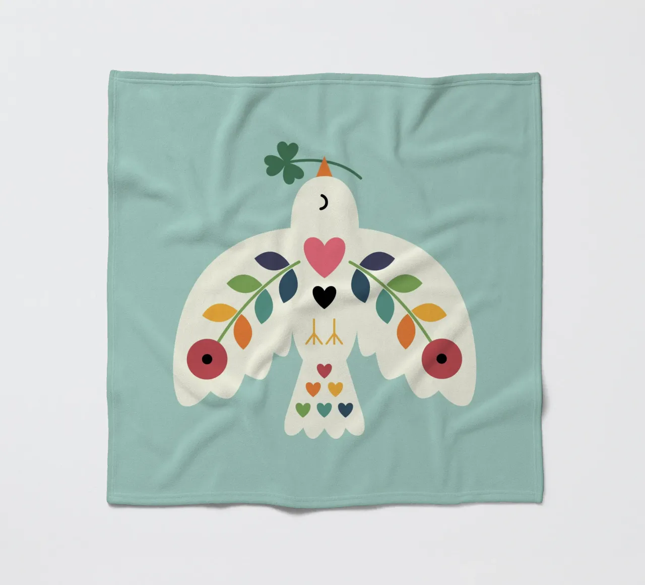 Fortuna Pace Amore coperta in pile da Andy Westface