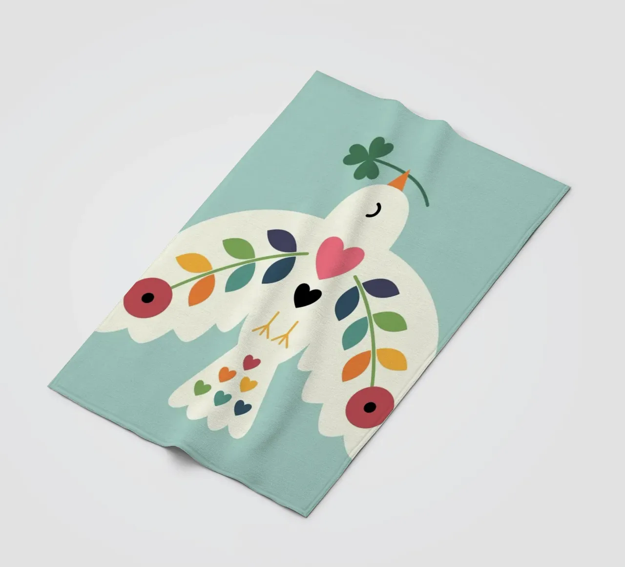 Fortuna Pace Amore coperta in pile da Andy Westface