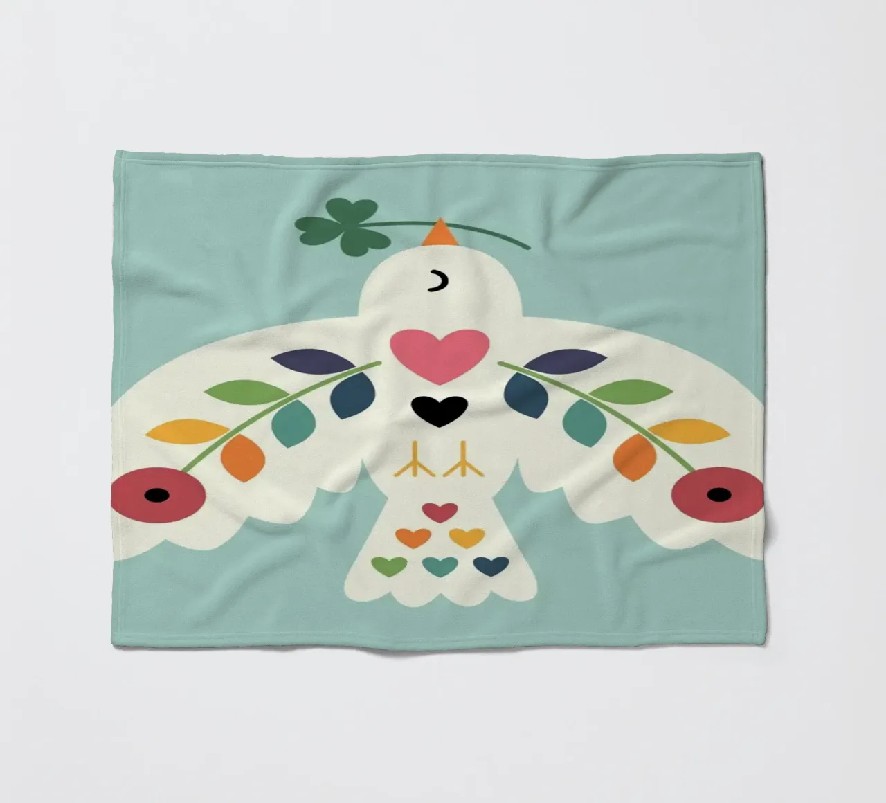 Fortuna Pace Amore coperta in pile da Andy Westface