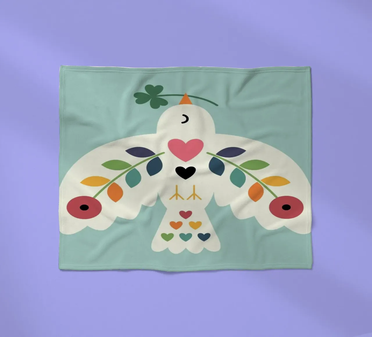 Fortuna Pace Amore coperta in pile da Andy Westface