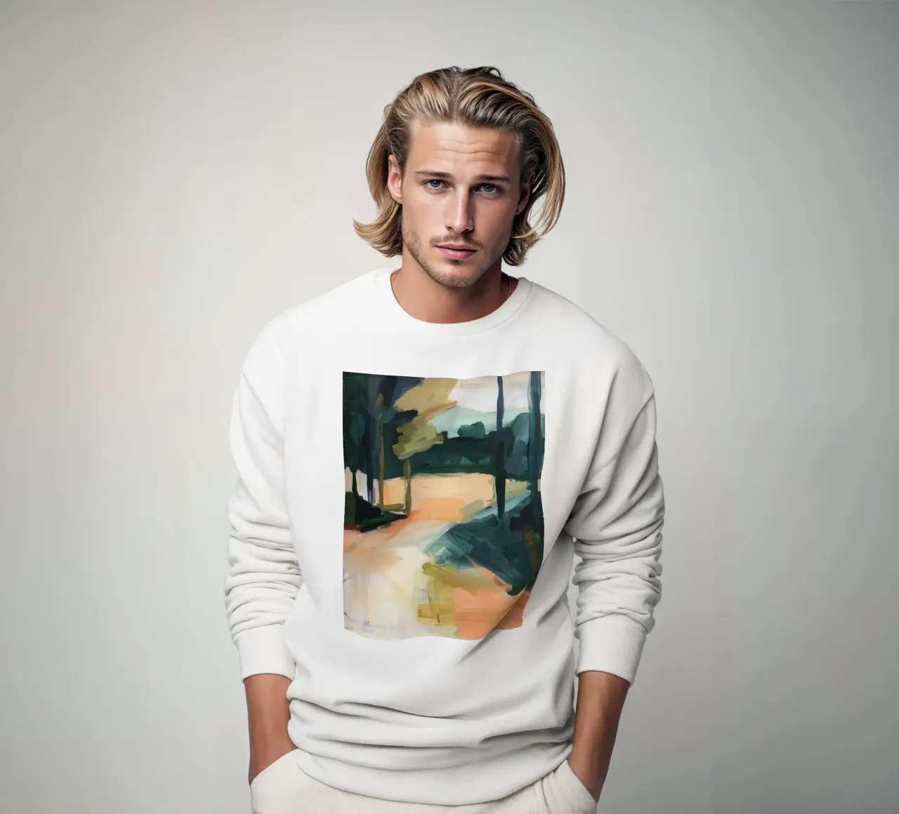 Abstrakte Landschaft Sweatshirt von DaarbyN