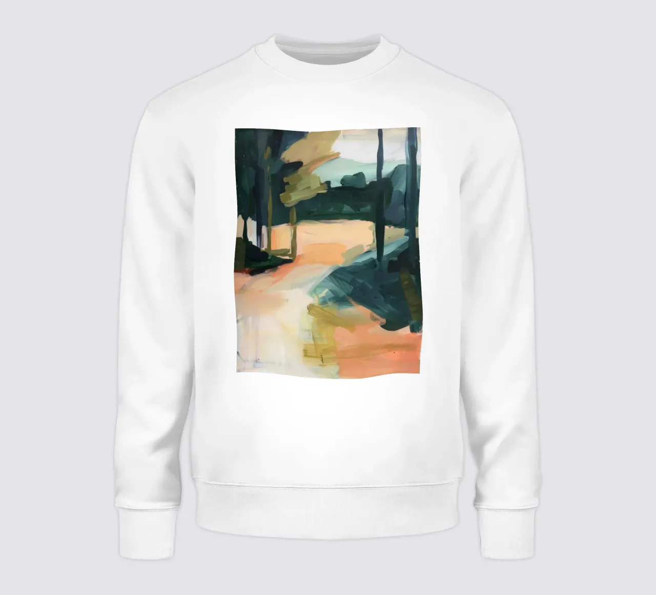 Paisaje abstracto sudadera de DaarbyN