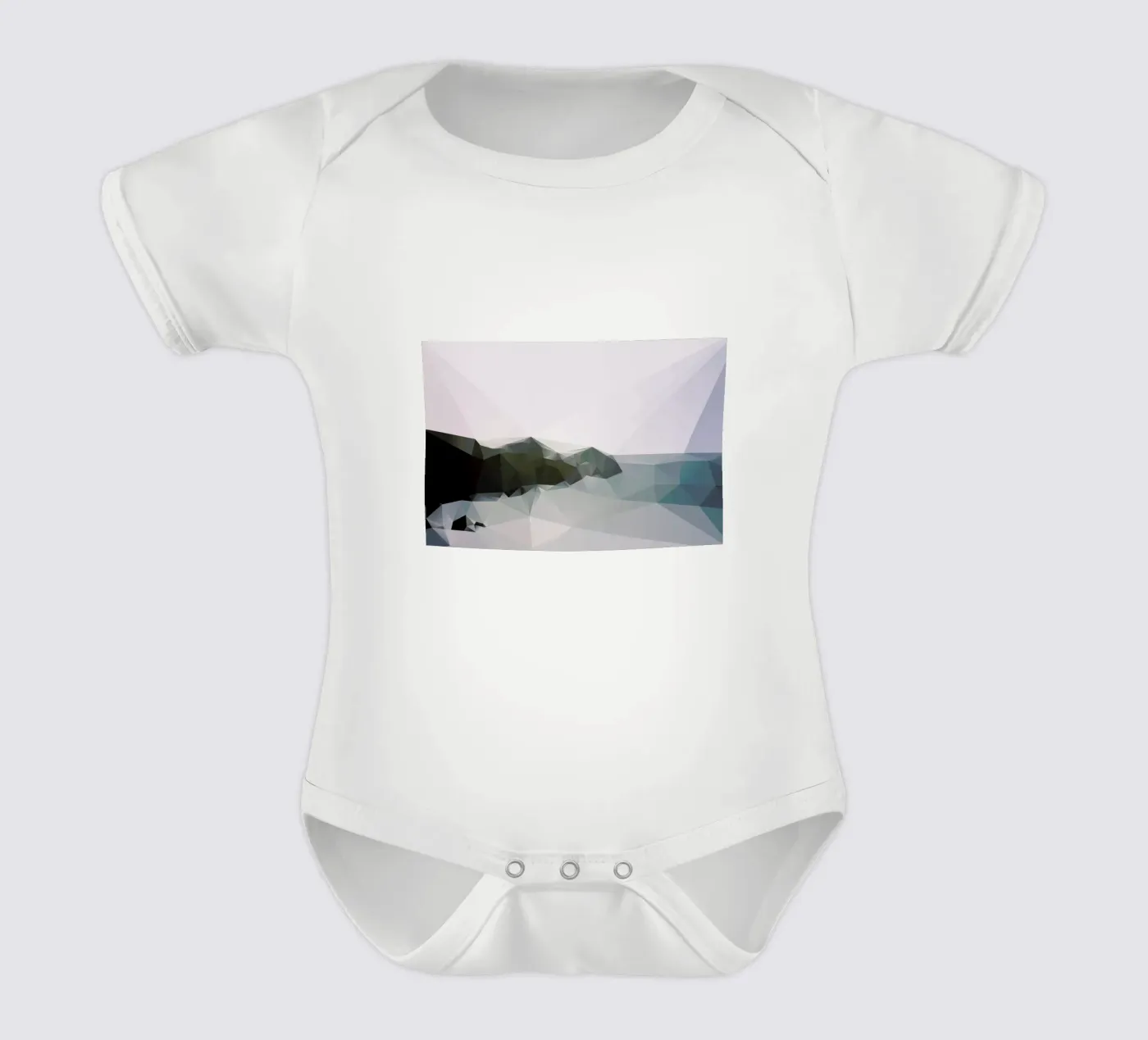 Ocean view Kurzarm Babybody von Three Of The Possessed