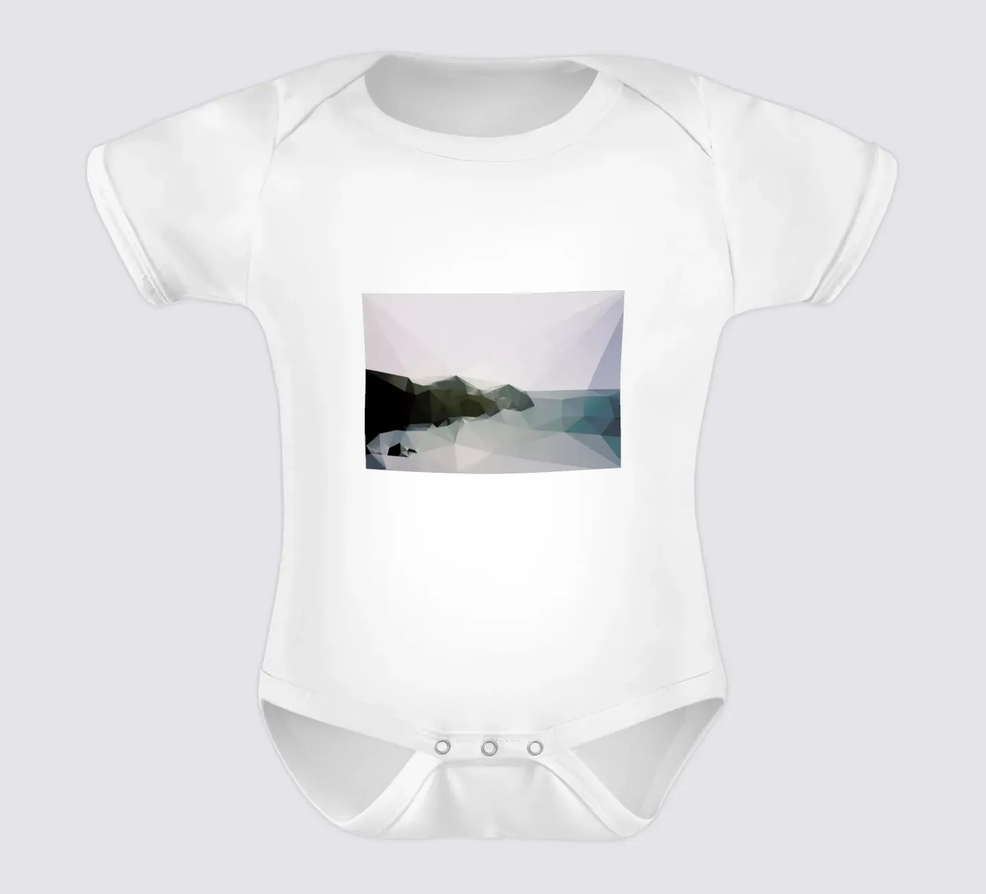 Ocean view Kurzarm Babybody von Three Of The Possessed