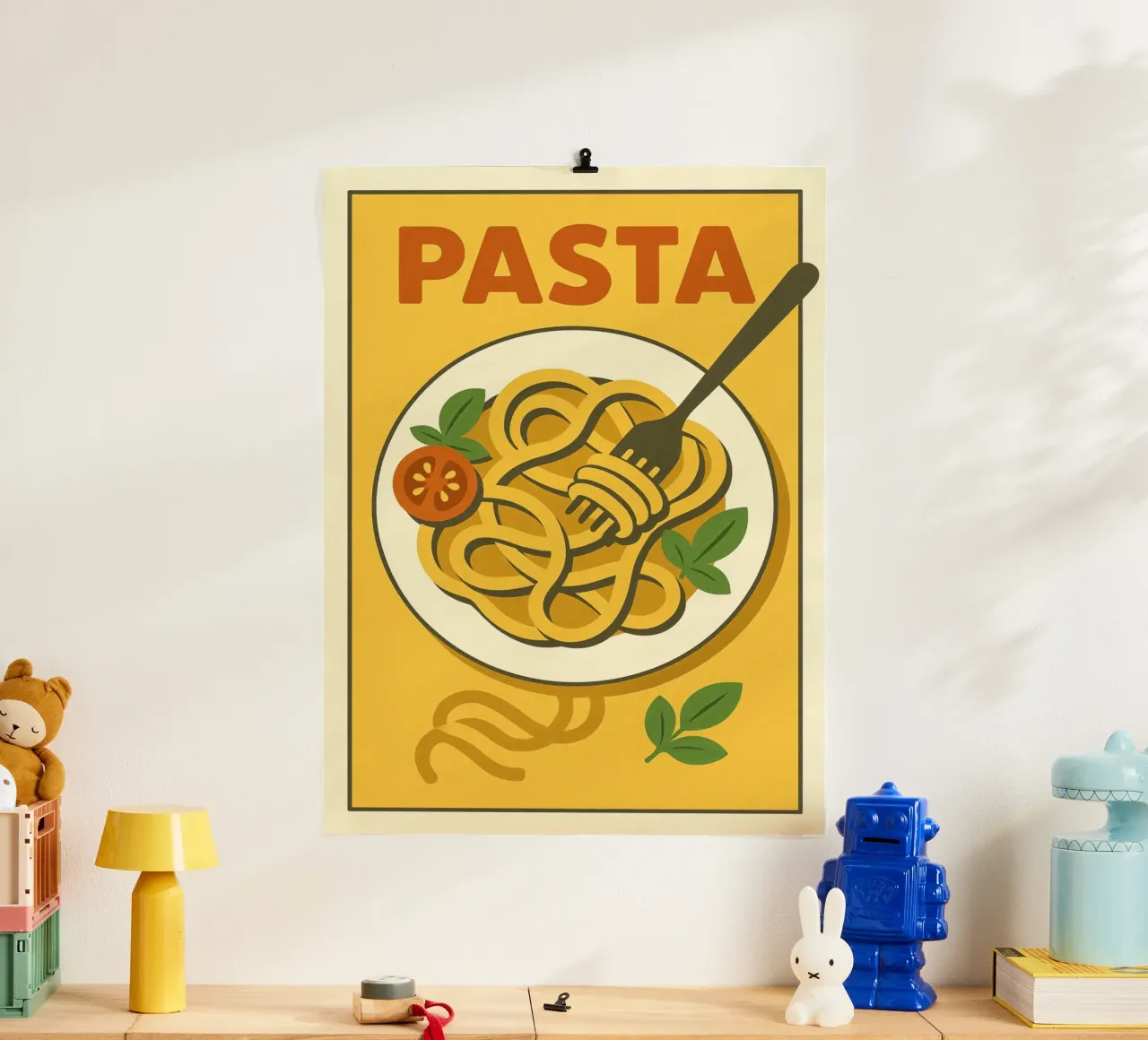 Affiche Pasta - Poster rétro cuisine italienne hahnemühle by JETLAG | affiches voyage