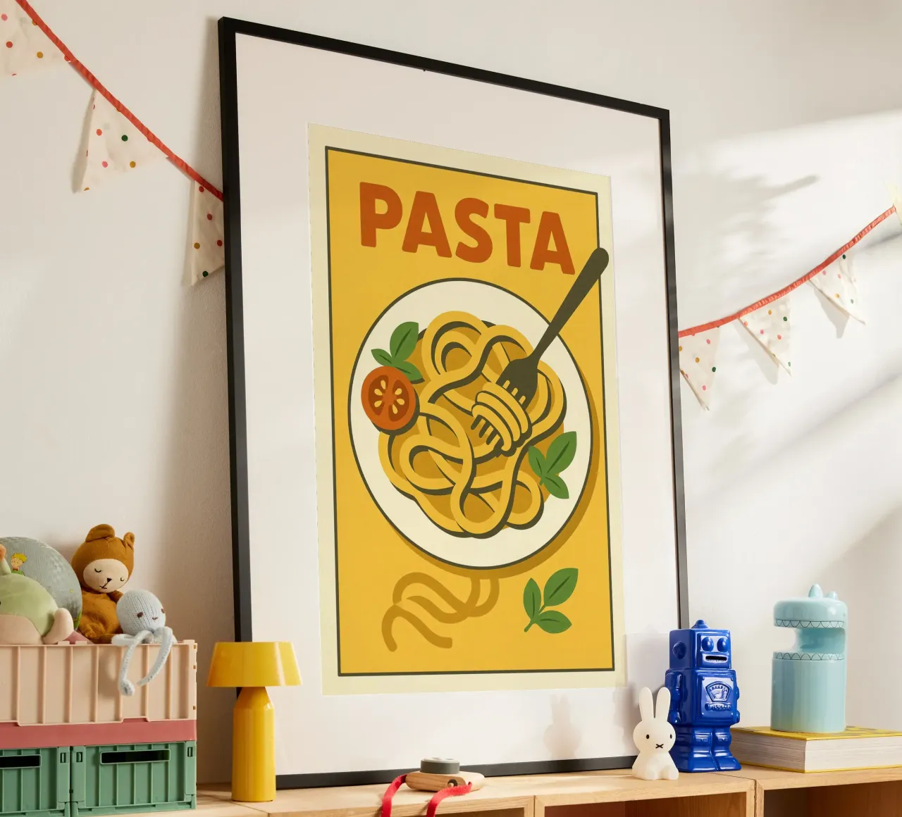 Affiche Pasta - Poster rétro cuisine italienne hahnemühle by JETLAG | affiches voyage